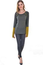 Women's High Low Hem Button Decor Front T-Shirt Tops - Apperloth