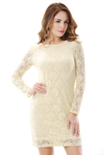 Women's Floral Print Lace Zip Back Short Cocktail Dress - Apperloth