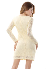 Women's Floral Print Lace Zip Back Short Cocktail Dress - Apperloth