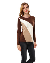 Women’s Round Neck Stretch T Shirt Top Blouse - Apperloth