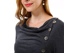 Women’s Ruched Slim Tunic Shirts Blouse Tops - Apperloth