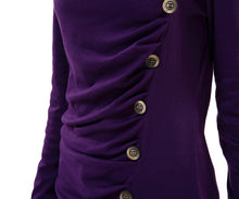 Women’s Ruched Slim Tunic Shirts Blouse Tops - Apperloth